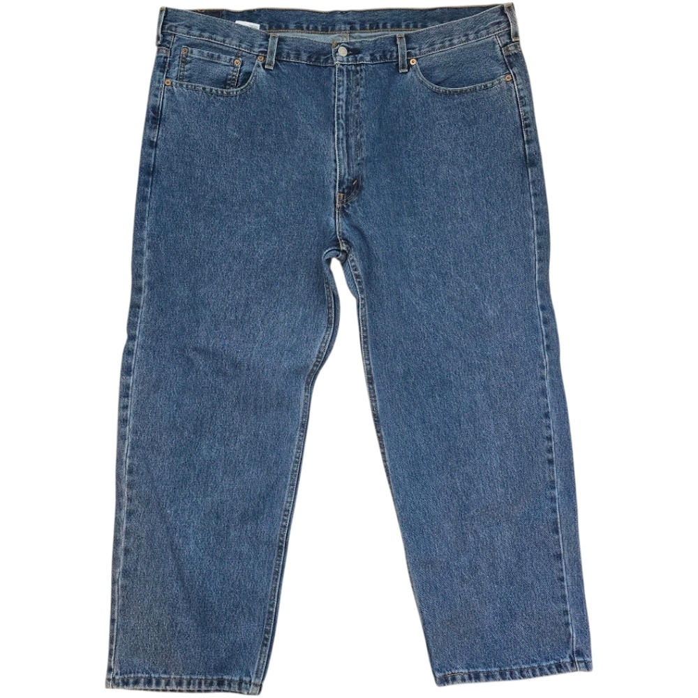 Men's 44x28 Levi's 550 Relaxed Fit Jeans | Dark Wash Big & Tall Streetwear